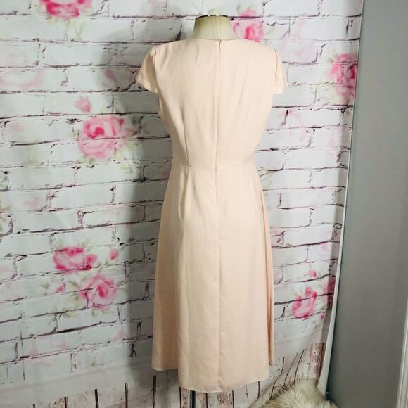 Vince camuto nwot pink Cap Sleeve Midi Dress - Picture 11 of 15